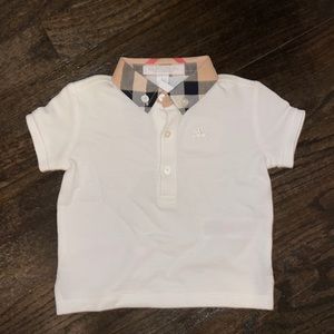 Infant Burberry collared shirt